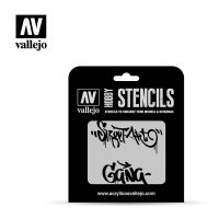 Vallejo Stencils – Street Art Nº2