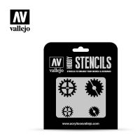 Vallejo Stencils – Gear Markings