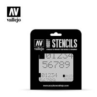 Vallejo Stencils – Digital Numbers