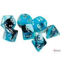 Set di Dadi Gemini (Nero, Conchiglia, Bianco)