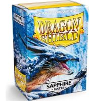 100 Bustine Standard Dragon Shield Matte Sleeves - SAPPHIRE