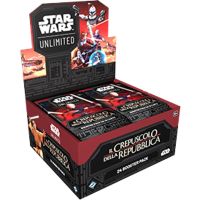 Star Wars Unlimited - Crepuscolo della Repubblica - Box da 24 Booster Pack | Mythic Bundle