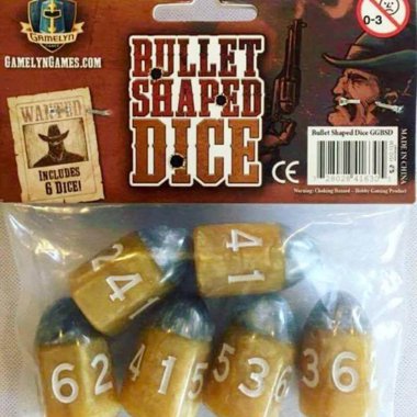 Copertina di Tiny Epic Western: Bullet Shaped Dice Copertina di Tiny Epic Western: Bullet Shaped Dice
