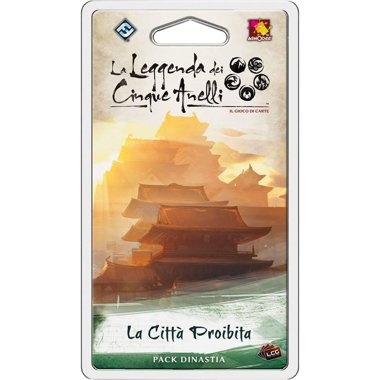 Copertina di La Leggenda dei Cinque Anelli - LCG: La Città Proibita Copertina di La Leggenda dei Cinque Anelli - LCG: La Città Proibita