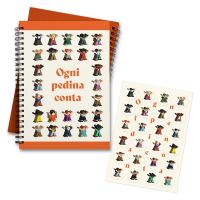 Quaderno + Stickers Adesivi - Ogni Pedina Conta | Small Bundle