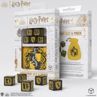 Set di 6 Dadi + Sacchetto - Harry Potter Hufflepuff Dice & Pouch (Tassorosso)