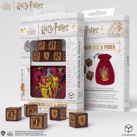 Set di 6 Dadi + Sacchetto - Harry Potter Gryffindor Dice & Pouch (Grifondoro)