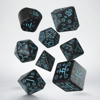 Set di 8 Dadi Q-Workshop 20th Anniversary - Japanese Dice Set