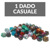 1 Dado a 20 Facce (D20) Mini-Hedral - Colore Casuale