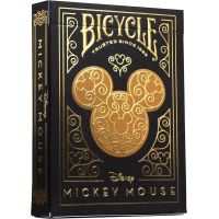 Carte Bicycle - Disney Mickey Mouse Black and Gold