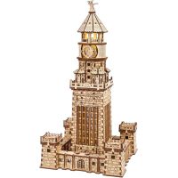 Faro di Alessandria - Modello Classico in Legno UGEARS