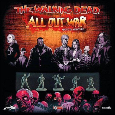 Copertina di The Walking Dead All Out War Copertina di The Walking Dead All Out War