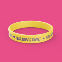 Braccialetto TBG True Board Gamer - Giallo