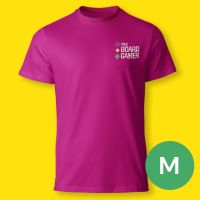 T-shirt TBG True Board Gamer - M Rosa