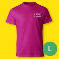 T-shirt TBG True Board Gamer - L Rosa