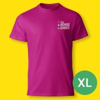 T-shirt TBG True Board Gamer - XL Rosa