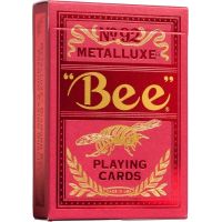 Carte Bicycle - Bee MetalLuxe Red