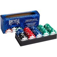 Bicycle - Set di 100 Chips da Poker