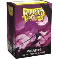 100 Bustine Standard Dragon Shield Matte Dual Sleeves - WRAITH