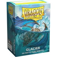 100 Bustine Standard Dragon Shield Matte Dual Sleeves - GLACIER