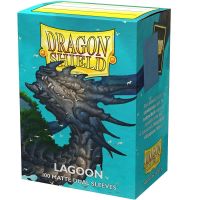 100 Bustine Standard Dragon Shield Matte Dual Sleeves - LAGOON