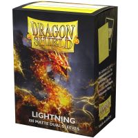 100 Bustine Standard Dragon Shield Matte Dual Sleeves - LIGHTNING