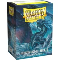 100 Bustine Standard Dragon Shield Matte Sleeves - MIDNIGHT BLUE