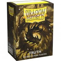 100 Bustine Standard Dragon Shield Matte Dual Sleeves - TRUTH