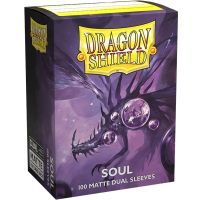 100 Bustine Standard Dragon Shield Matte Dual Sleeves - SOUL