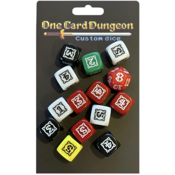 One Card Dungeon Set di 14 Dadi Custom