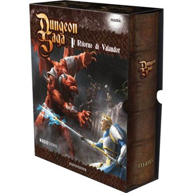 Copertina di Dungeon Saga: Il Ritorno di Valandor Copertina di Dungeon Saga: Il Ritorno di Valandor