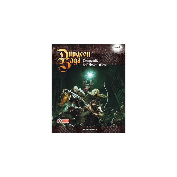 Copertina di Dungeon Saga: Compendio dell'Avventuriero Copertina di Dungeon Saga: Compendio dell'Avventuriero