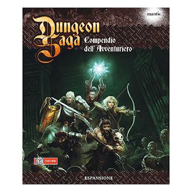 Copertina di Dungeon Saga: Compendio dell'Avventuriero Copertina di Dungeon Saga: Compendio dell'Avventuriero